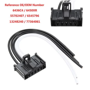 Heater Resister Wiring Loom Repair Plug Resistor For Fiat Doblo Ducato Fiorino - Picture 1 of 7