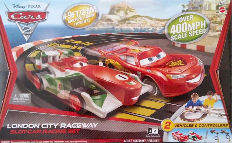 Disney Pixar Cars 2 London City Raceway Mattel Car Race Francesco Replacement