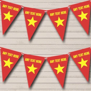 Vietnam Flag Birthday Party Banner - Picture 1 of 1