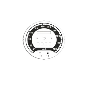 BMW R1200C 1997-2004 KMH Instrument Cluster White Gauge Faces - Picture 1 of 1