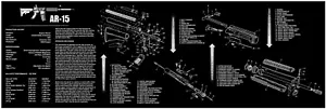 Für AR15 Gun Bench Reinigung Panzerbank Gaming Maus Matte mit Abbildung - Bild 1 von 7