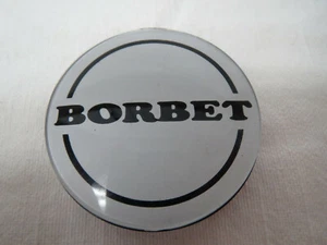 90's vintage Borbet Type C Wheel Silver Center Cap 55mm Excellent condition - Picture 1 of 3