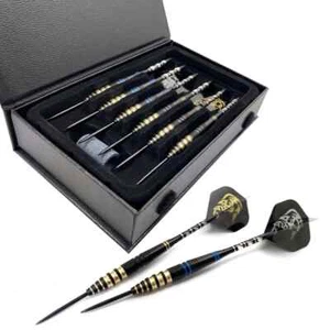 6 Stück/Set 23g Tungsten Steel Nadel Darts Geschenkbox Set mit Schleifstein Dartspiel - Bild 1 von 12