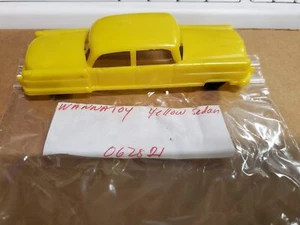 VTG Wannatoy Four-Door Yellow Sedan Car Auto Rare Made in USA Excellent Shape - Picture 1 of 10