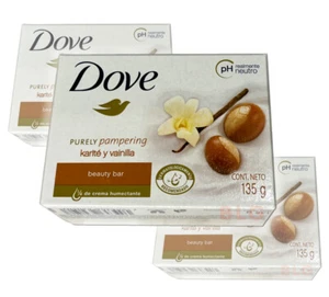 DOVE PURELY PAMPERING Cream Bars 4.75 oz Hand Face Moisturizer Bath Shower Jabon - Picture 1 of 8