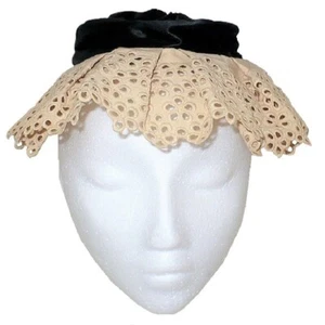 Antique Lady's Maid Hat Victorian Edwardian Mobcap - Picture 1 of 9