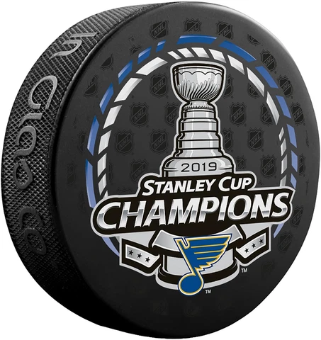 St. Louis Blues Unsigned 2019 Stanley Cup Champions Logo Hockey Puck - Fanatics Cover