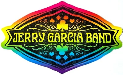 BAND SPECIFIC BRANDING Jerry Garcia Band Sticker Logo Emblem Laptop Mug Bottle Car Window Decal