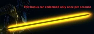 Star Wars The Old Republic SWTOR Código de pedido anticipado Negro Amarillo Cristal Color piedra - Imagen 1 de 4