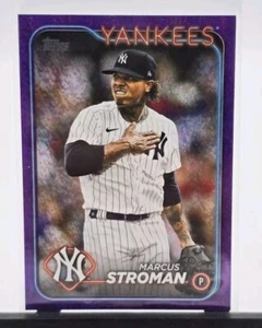 Marcus Stroman 2024 Topps Series 2 Card # 631 Purple Foil Parallel 422/799 - Picture 1 of 2