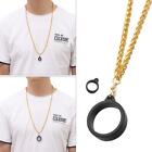 ring Stainless Steel Flexible Metal Lanyard Keel Chain Anti-lost Chain Necklace