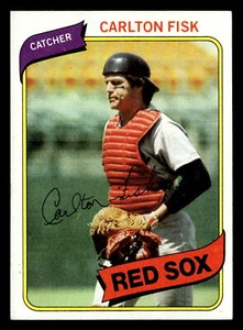 1980 Topps Carlton Fisk #40 EX-MT Boston Red Sox - Picture 1 of 2