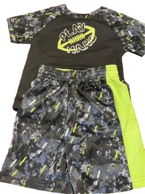 Athletic Works Play Hard Fútbol Ropa Activa Camisa Niño Niño Niño Pequeño Talla 5T Foto 1 de 3