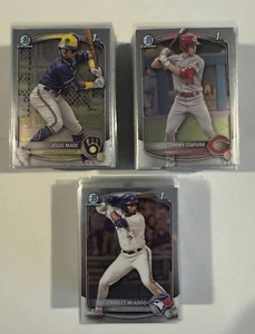 2025 Bowman KOMPLETTER CHROM PROSPEKT SET #BCP-1 - BCP-150 JESUS MADE CONDON + - Bild 1 von 1