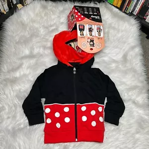 DINEY MINNNIE MOUSE CUBCOATS FELPA CON CAPPUCCIO TRASFORMABILE TAGLIA 3T - Foto 1 di 5