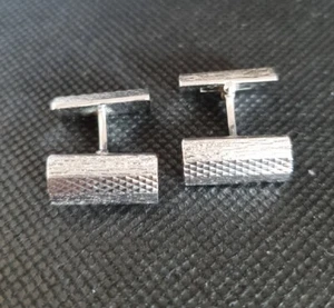 Manschettenknöpfe massiv Silber Punze 835 Ref H443 - Bild 1 von 4