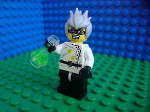 Lego Mad Scientist minifig City Town Lab Agents 8804 Minifigures Series 4 - Picture 1 of 1