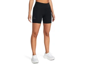 Under Armour Women's UA Launch 6" Shorts - Sweat Wicking - Black - 1383418 - Picture 1 of 1
