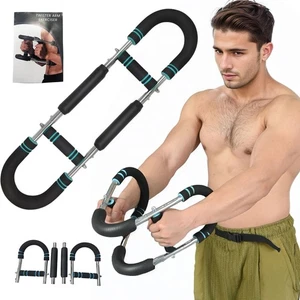 Twister Arm Trainer - 40-100lb Adjustable Chest & Forearm Workout Equipment P... - Picture 1 of 7