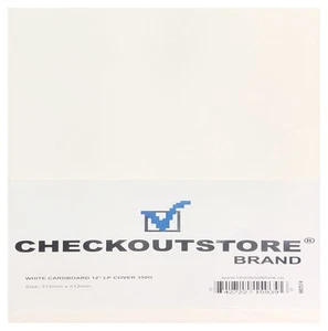 CheckOutStore Cardboard Jackets Album Cover for 12" LP Vinyl 33 RPM Records - Picture 1 of 1