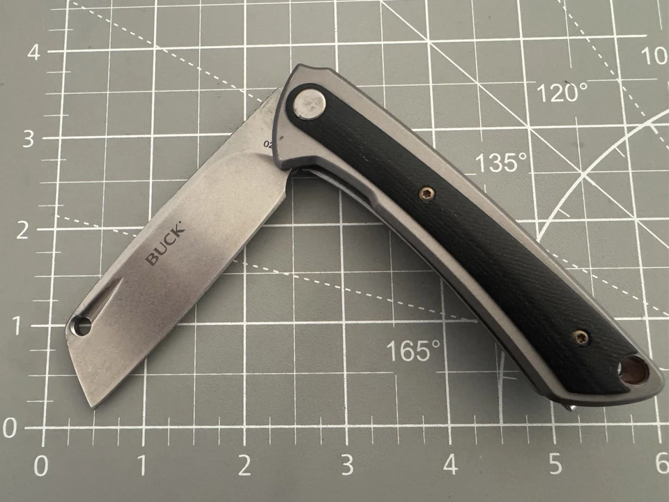 Cuchillo BUCK 0263 'HiLine' G10/Mango de Aluminio 3.22" D2 Hoja Cuchilla FrameLock Foto 1 de 4