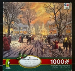 Thomas Kinkade Puzzle 1000 Teile A Victorian Christmas Carol 2012 - Bild 1 von 6