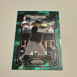 Spencer Jones Green Ice Prizm 2024 Panini Prizm Baseball #18 - Picture 1 of 2