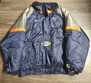 Vtg Denver Broncos STARTER Jacket Mens Large Puffer Pullover PRO LINE (W1) - Picture 1 of 15