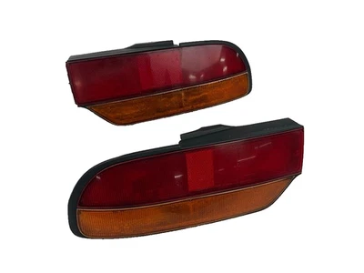 89-94 Nissan 240SX S13 Hatch OEM Taillights Left & Right DAMAGED - Image 1 of 4