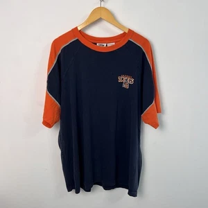 Vintage Detroit Tigers Pro Edge Tshirt Ringer blau orange XL gesticktes Logo - Bild 1 von 6