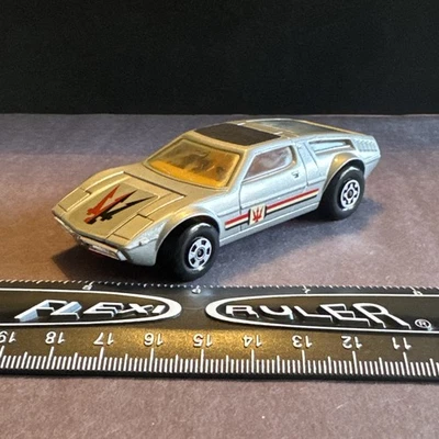 Maserati Bora K-56 Gray Grey Matchbox 1975 Lesney Speed Kings HTF Rare Vintage - Image 1 of 4