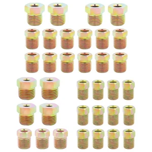 Inverted Flares Brake Line Tube 35pcs Brake Line Fittings Kit for 3/16" 1/4" - Picture 1 of 10