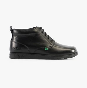 Kickers FRAGMA CHUK Boys School Lace-Up School Boots - Picture 1 of 5