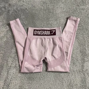 Gymshark Flex Leggings Damen Größe Small lila marmoriert sportlich Yoga Training - Bild 1 von 7