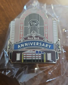 Hard Rock Cafe Casino Mitarbeiter 25th Anniversary Pin - Glücksspiel Memorabilia - Bild 1 von 1