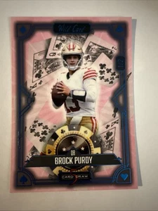 2024 Wild Card 5 Card Draw 1/2 Brock Purdy #S5CDV-BP - Picture 1 of 4