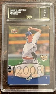 2008 UPPER DECK TIMELINE #304 CLAYTON KERSHAW RC GMA 7 NM LOS ANGELES DODGERS - Picture 1 of 2