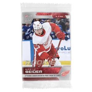 2021-22 NHL Topps NOW® Sticker #319 🏒 Mortiz Seider RC🏒 Detroit Red Wings - Picture 1 of 2