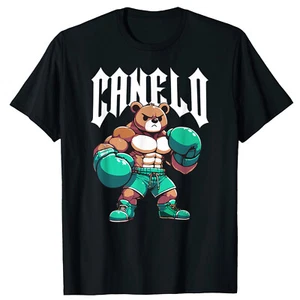 Camiseta Saúl Canelo Álvarez Oso de Boxeo Nueva S-5XL Nueva Camiseta de Boxeo ¡Envío Rápido! - Imagen 1 de 8