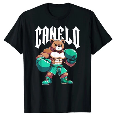Camiseta Saúl Canelo Álvarez Oso de Boxeo Nueva S-5XL Nueva Camiseta de Boxeo ¡Envío Rápido! Foto 1 de 4