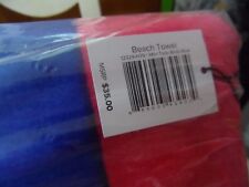 Vera Bradley CamoCat Pink Leopard Print Beach Towel 32x66 Inches
