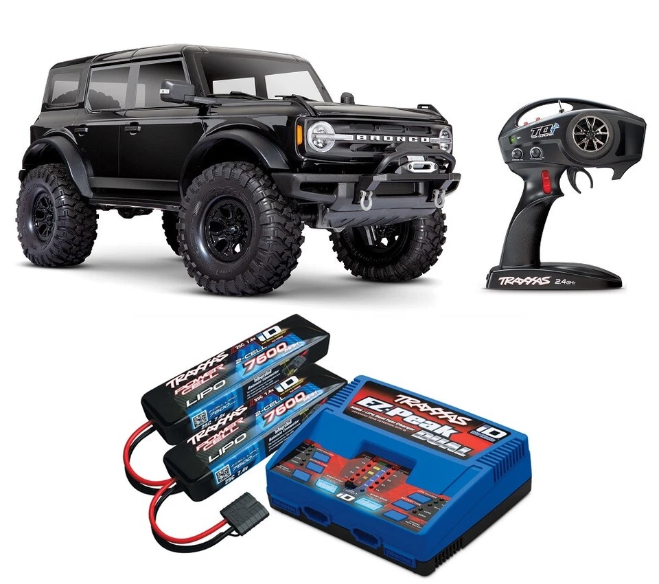 Traxxas Ford Bronco 2021 Crawler Trx-4 RTR Orange1/10 Brushed senza Akku / Ruspa