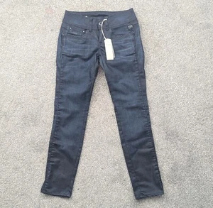 G-STAR Jeans Donna Ford Blu Strai (W26/L34) Prezzo di ricambio £80 Nuovi con Etichette - Foto 1 di 9
