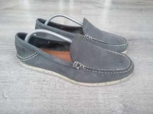 Frye Herren Leder Slipper Halbschuhe Freizeit Männer Größe 10,5 M Grau 3480102-IND Schuhe - Bild 1 von 14