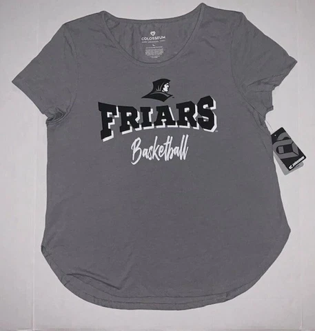 NWT Colosseum PC Providence College Friars Women's Medium Large XL Gray T-shirt Cover