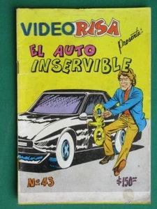 1987 KNIGHT RIDER DAVID HASSELHOLFF VIDEO LISA PARODIE SPANISCH MEXIKANISCHER COMIC - Bild 1 von 1