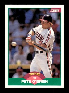 1989 Score Rookie & Traded Pete O'Brien   #6T