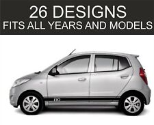 hyundai i10 side stripes decals stickers graphics all years hyundai stripes