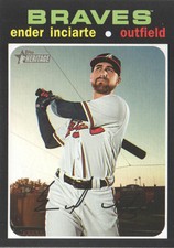 2020 Topps Heritage Baseball #33 Ender Inciarte