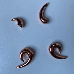 Fake Piercing Tunnel magnet Spirale rosegold 3 Stück - Bild 1 von 5